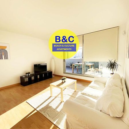 Beach & Culture Barcelona Port Forum Penthouse Apartment サン・アドリア・デ・ベソス エクステリア 写真