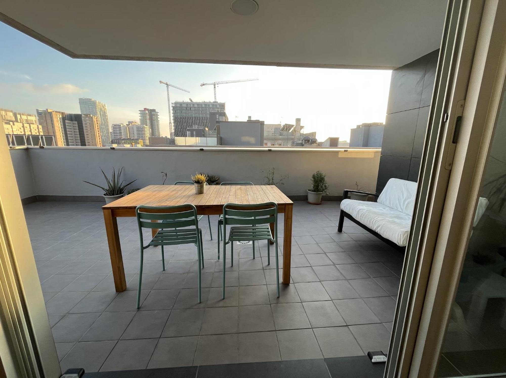 Beach & Culture Barcelona Port Forum Penthouse Apartment サン・アドリア・デ・ベソス エクステリア 写真
