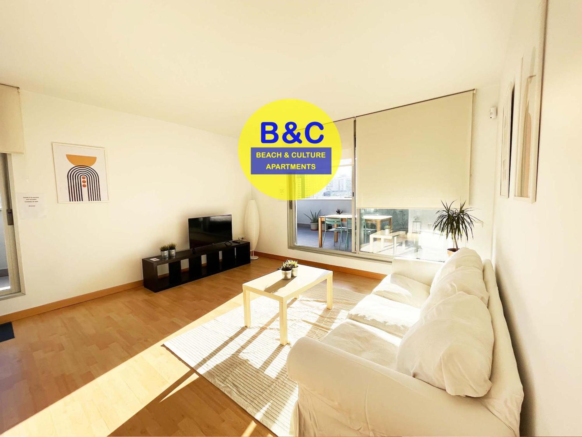 Beach & Culture Barcelona Port Forum Penthouse Apartment サン・アドリア・デ・ベソス エクステリア 写真